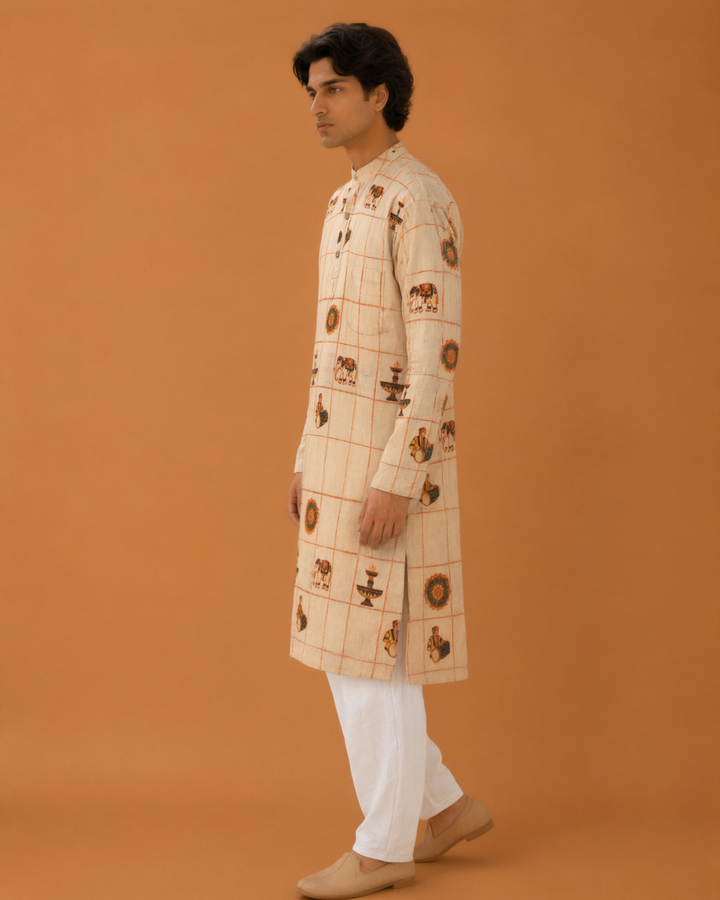 Jashn* Printed Kurta Set 