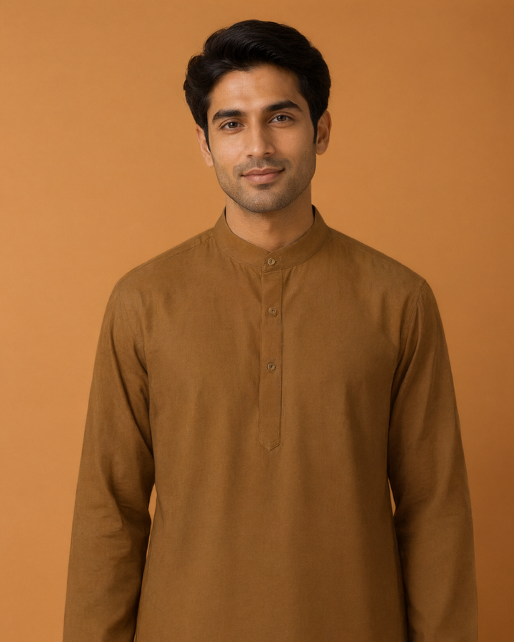 Maati* Cotton Linen Kurta Set 
