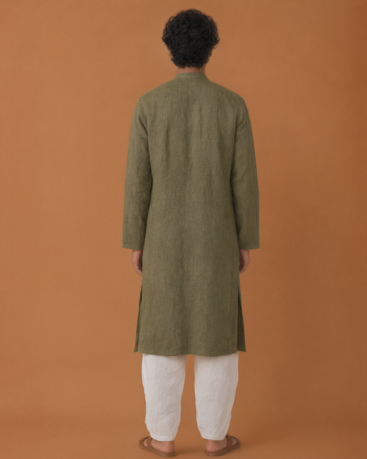 Vanam* Cotton Linen Kurta Set 