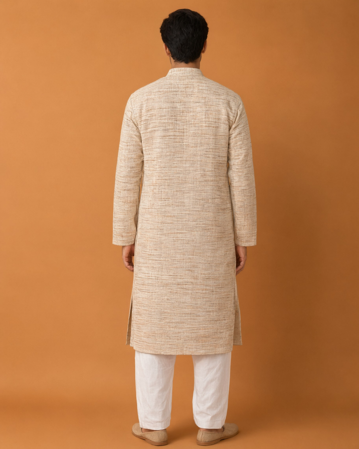 Earthline* Weave Kurta Set 