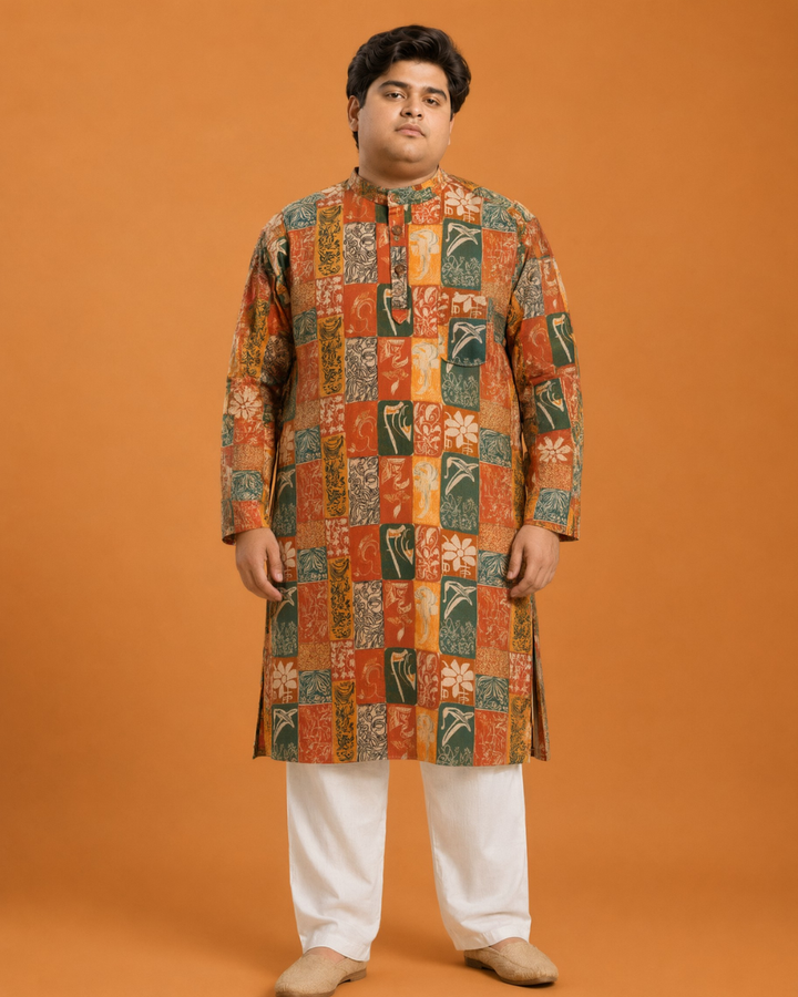 Rang-e-Virasat* Printed Kurta Set 