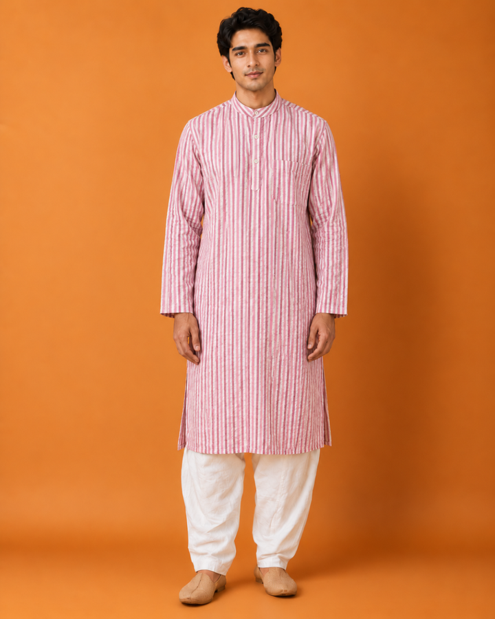 Pink Dusk* Kurta Set 