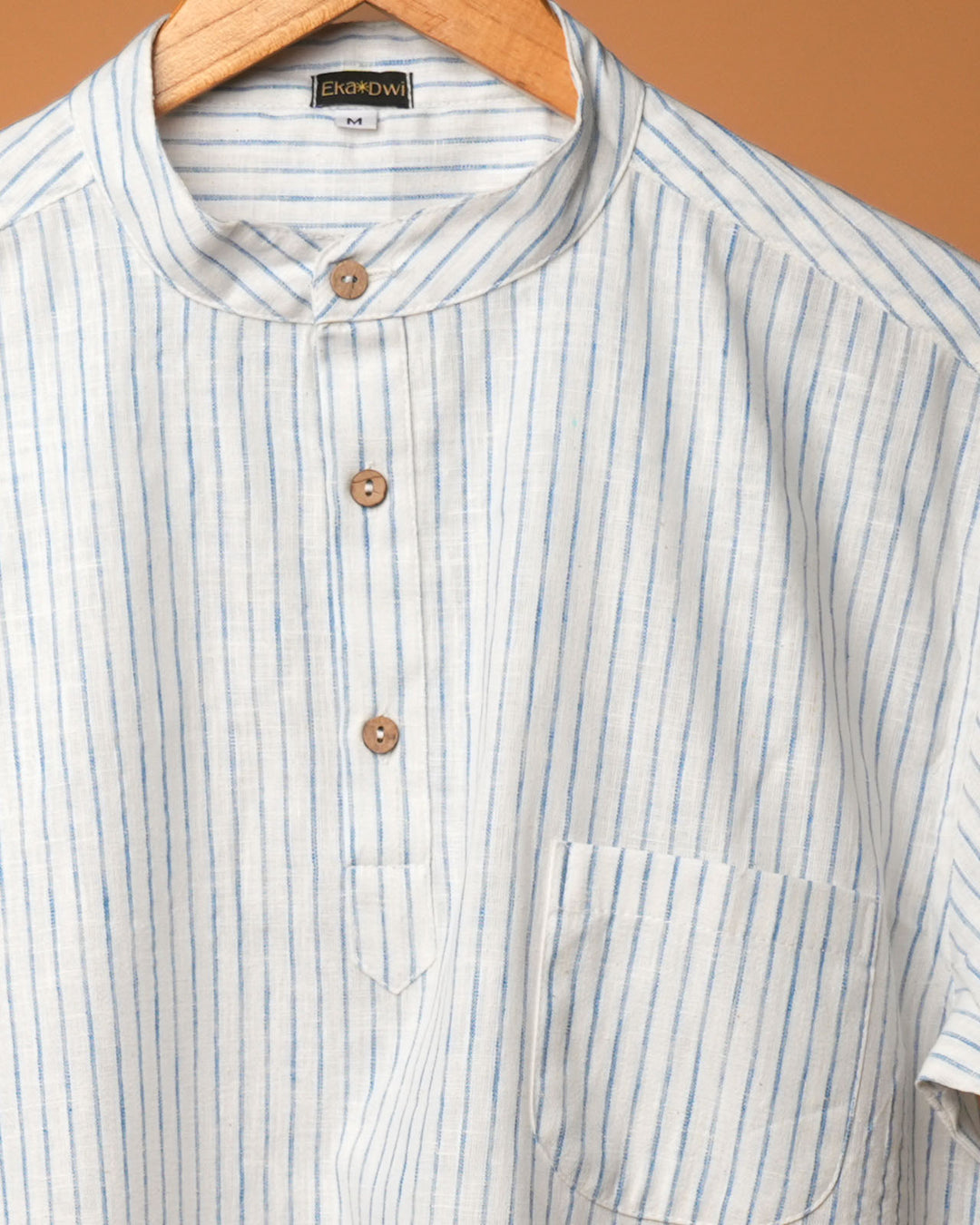 Classic Blue* Stripe Kurta Shirt 