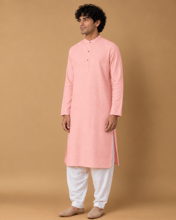 Aaroh* Cotton Linen Kurta SET 
