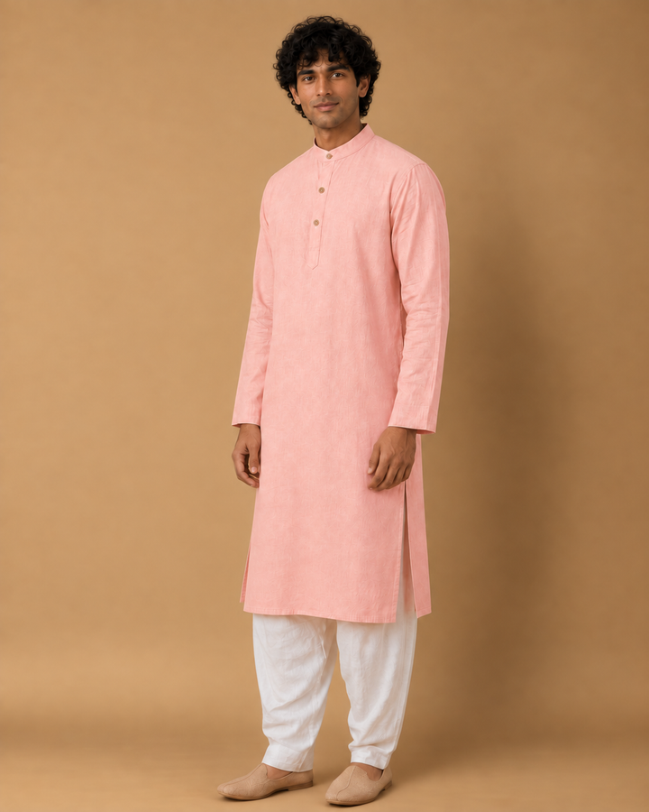 Aaroh* Cotton Linen Kurta SET 