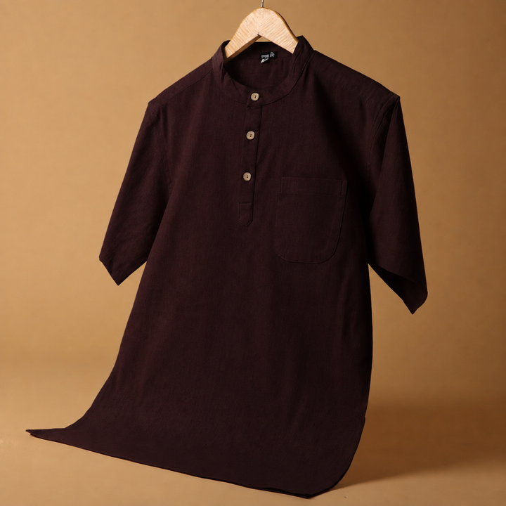 Gahan* Cotton Linen Kurta Shirt 