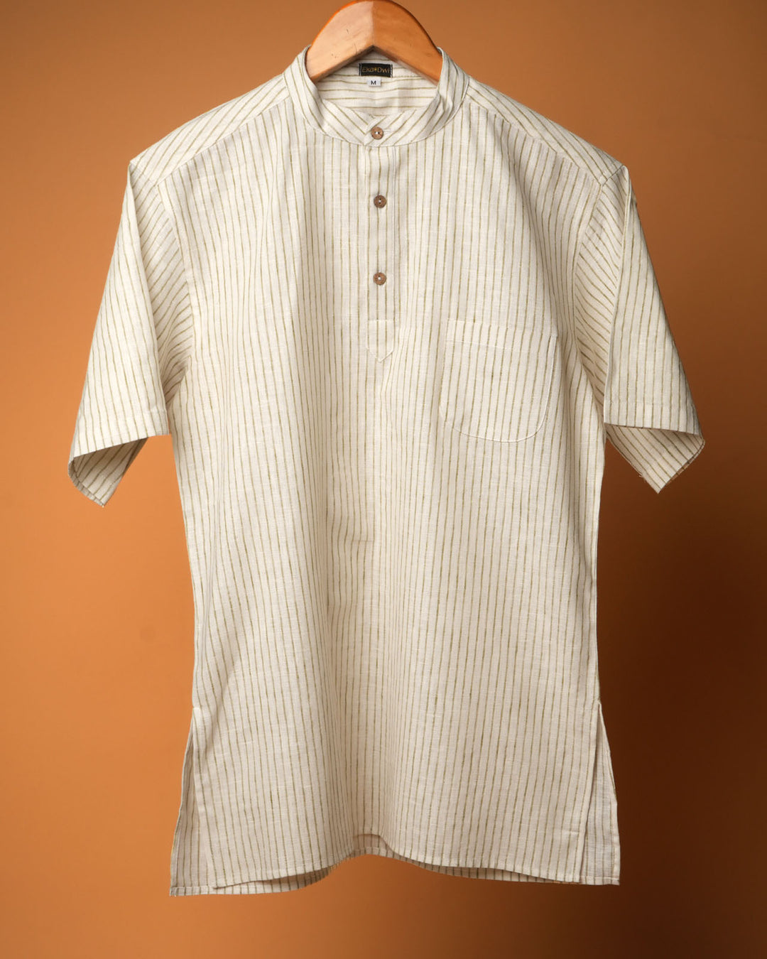 Ivory Goldline* Stripe Kurta Shirt 