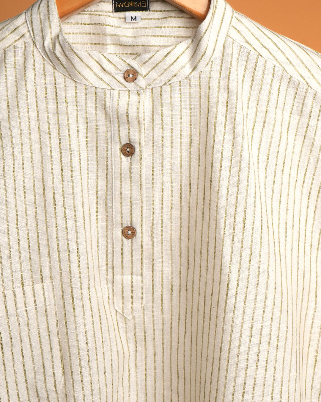 Ivory Goldline* Stripe Kurta Shirt 