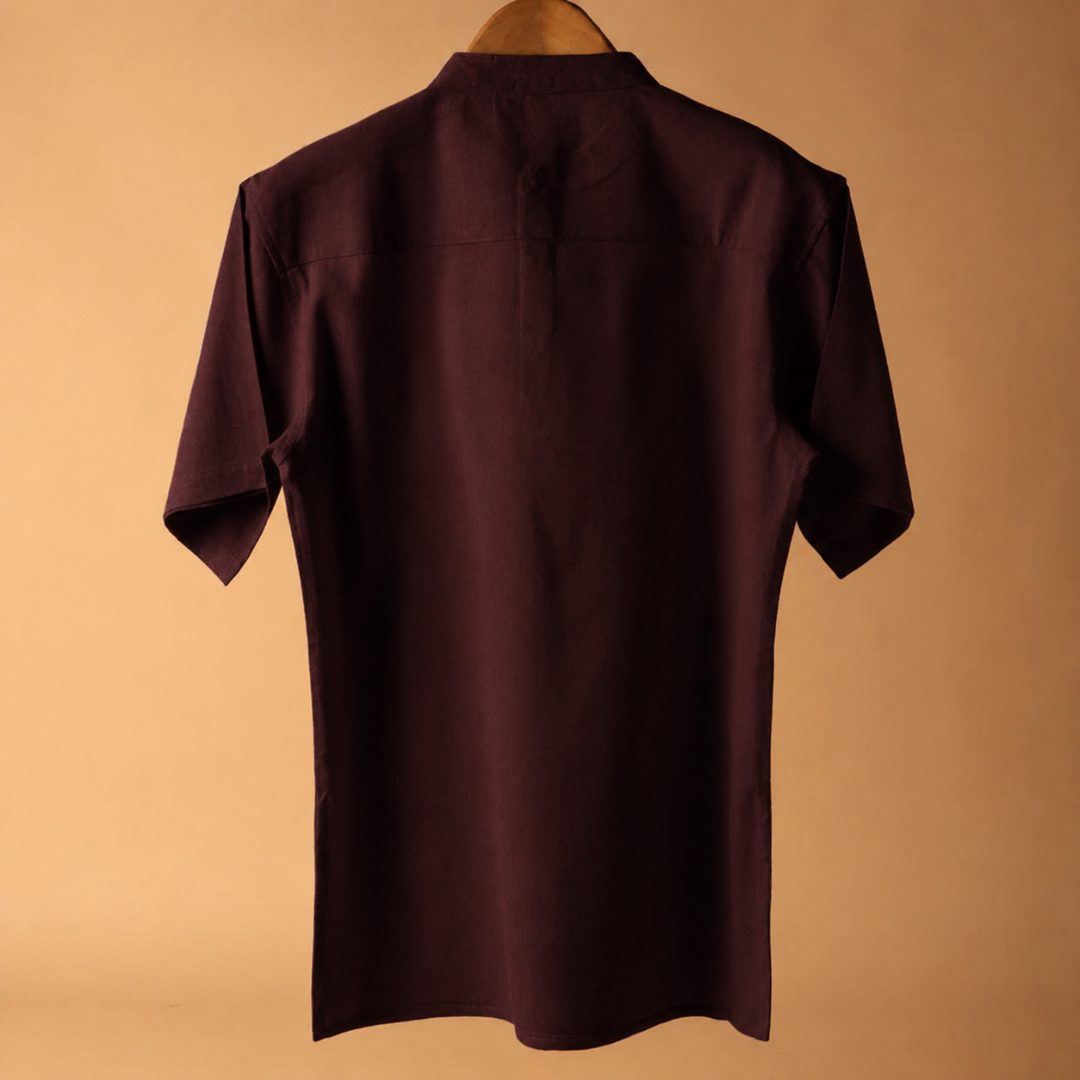 Gahan* Cotton Linen Kurta Shirt 