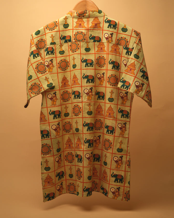 Pracheen- Printed Kurta Shirt 