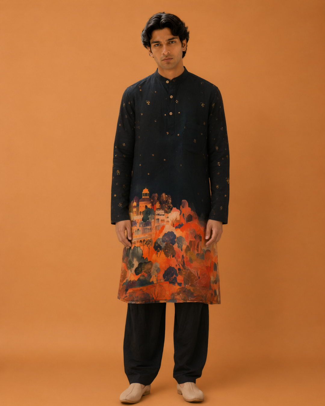 Shahkaar* Printed Kurta Set 