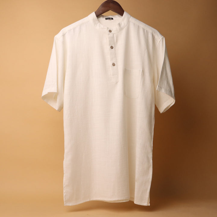 Dhaval* Cotton Linen Kurta Shirt 
