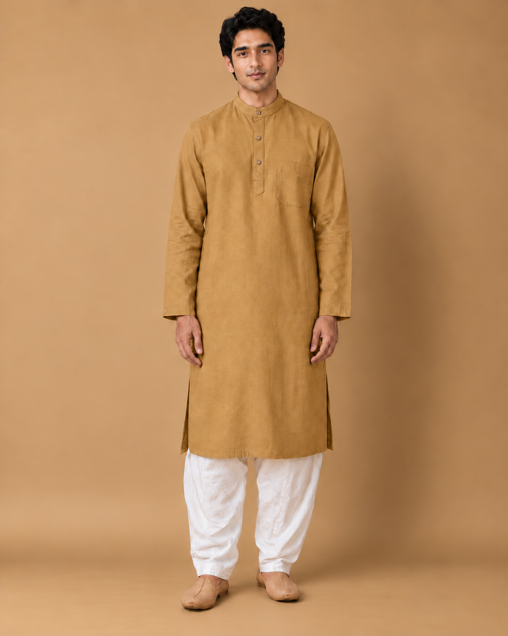 Mustard Gold* Kurta Set 