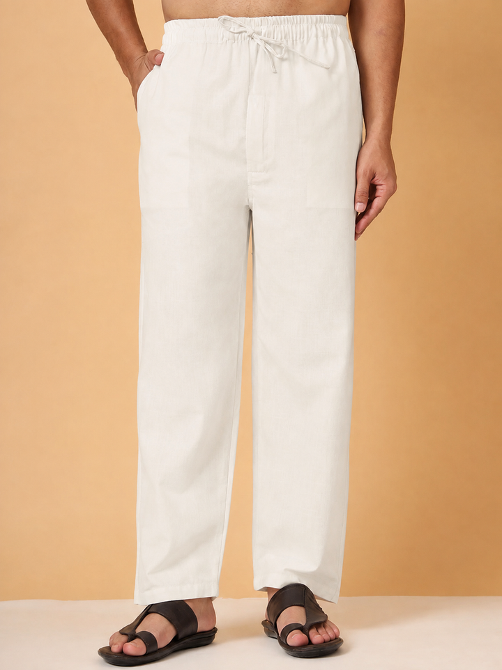 Ivory Dune* Cotton Linen Pajama