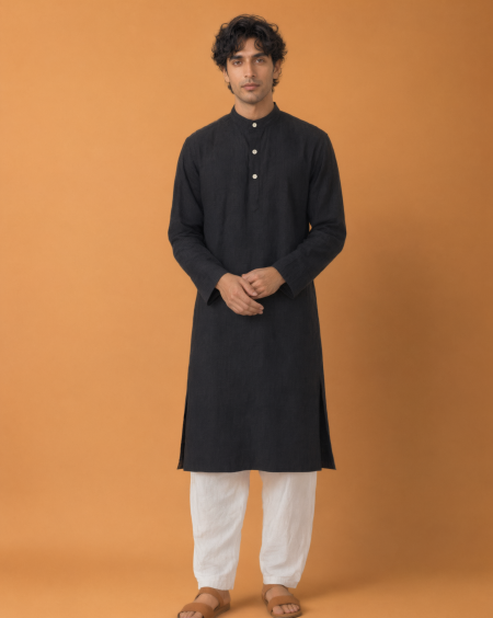 Kaivan* Cotton Linen Kurta SET 