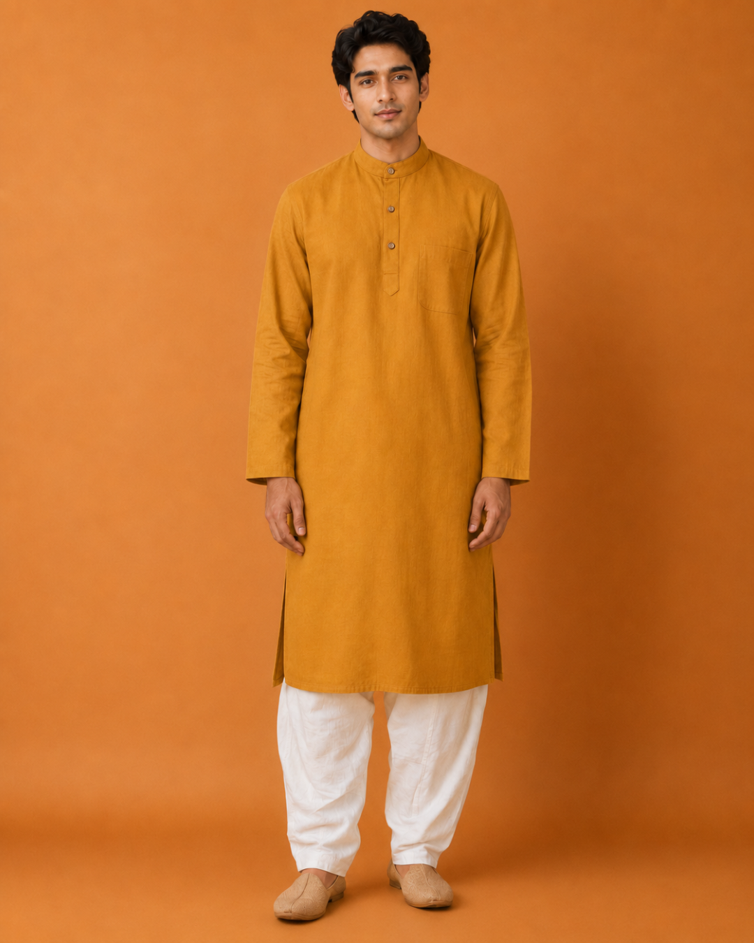 Mustard Gold* Kurta Set 