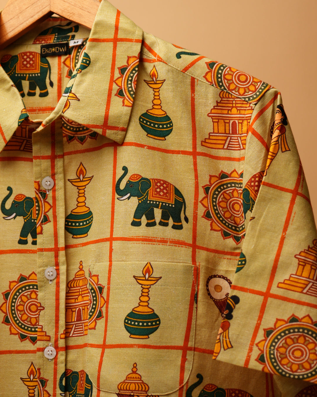 Ponnonam Grid Shirt