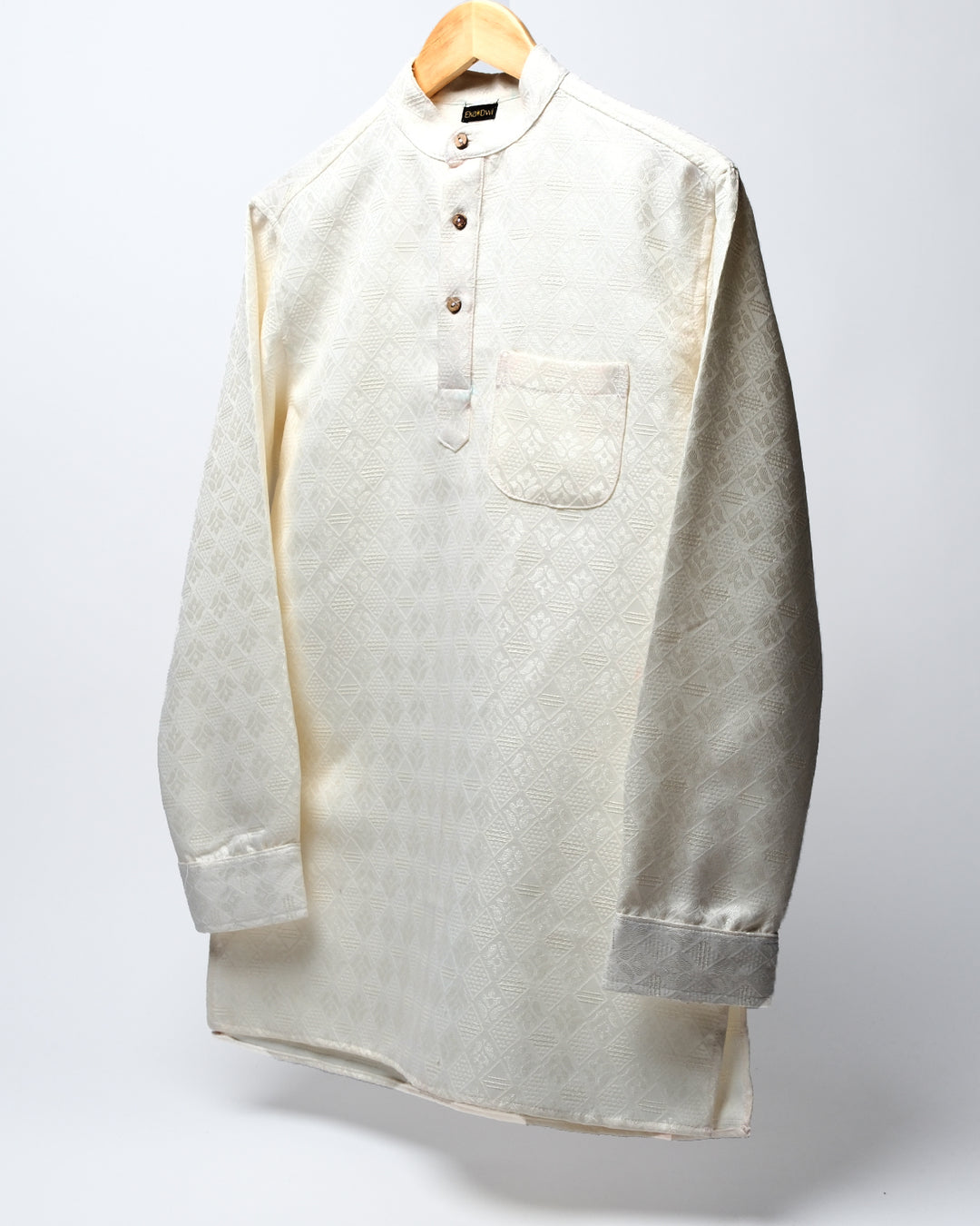 Ivory  * Naksh Sequins Kurta Shirt 