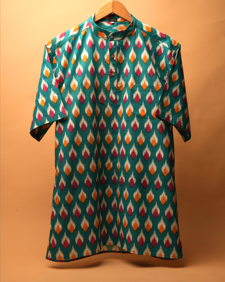 Neelkanth Ikat* Kurta Shirt 