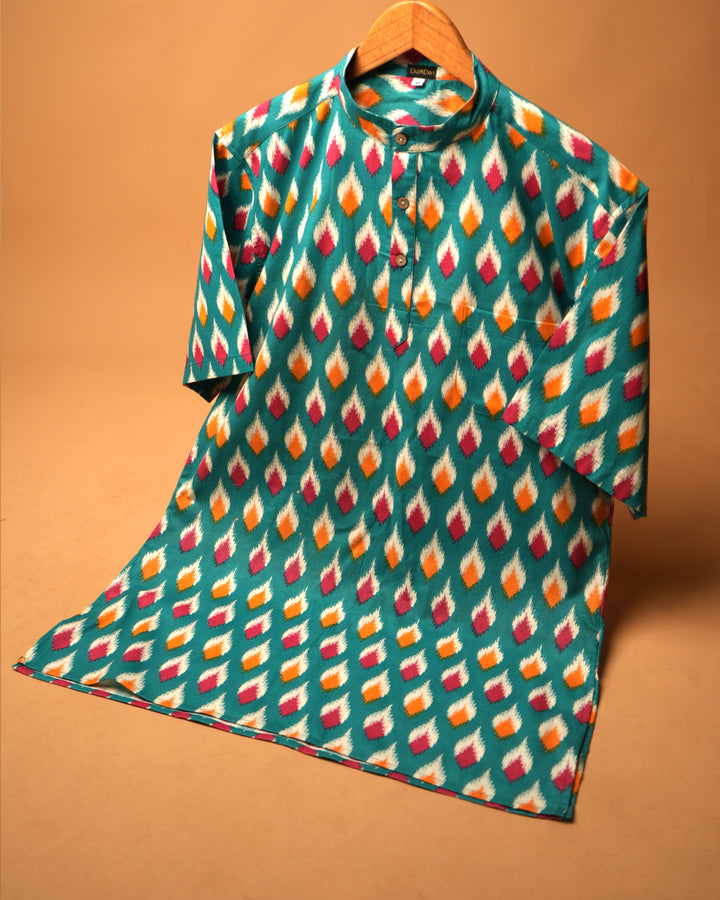 Neelkanth Ikat* Kurta Shirt 