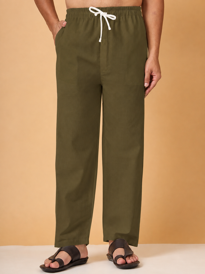 Dhara* Cotton Linen Pajama