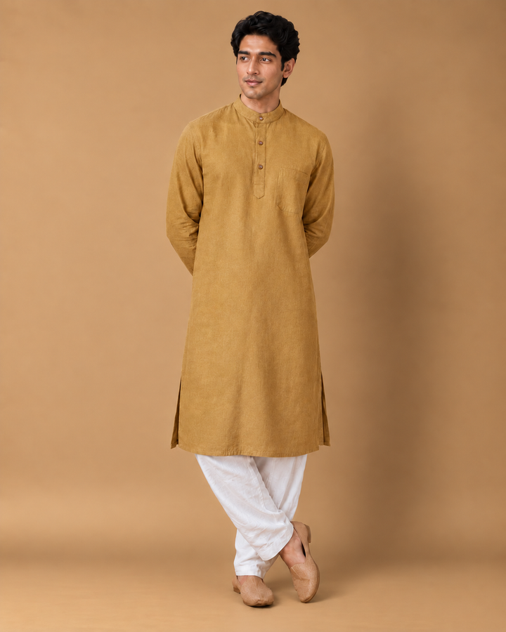 Mustard Gold* Kurta Set 