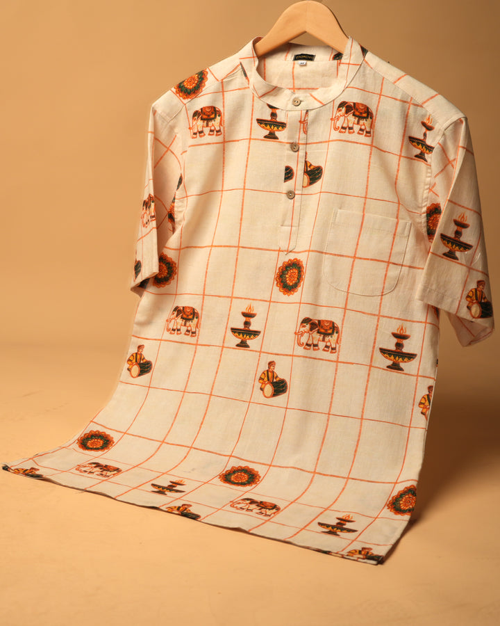 Devotsav- Printed Kurta Shirt 