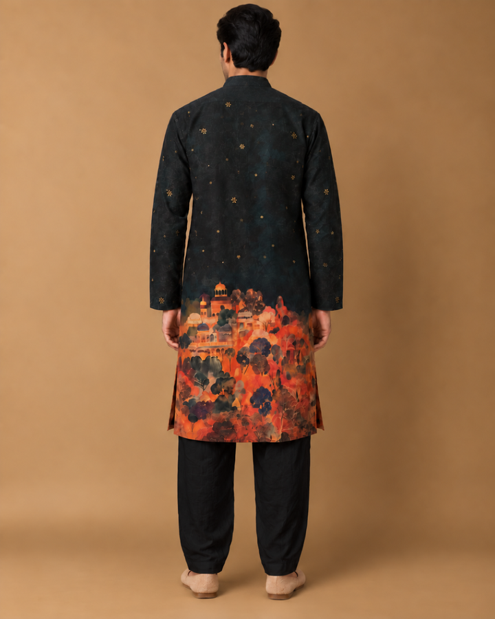 Shahkaar* Printed Kurta Set 