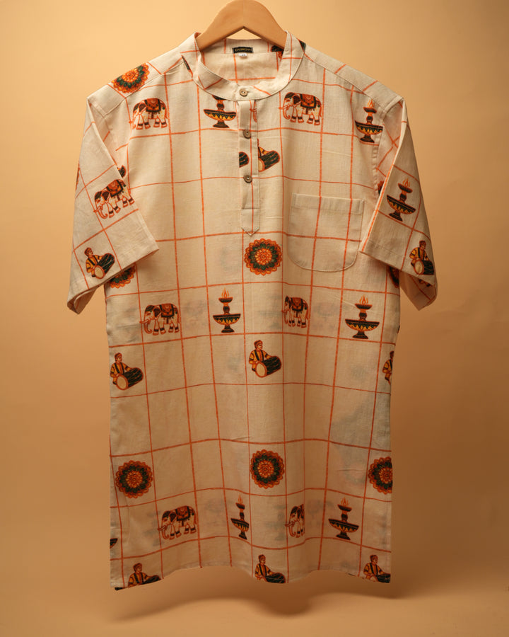 Devotsav- Printed Kurta Shirt 