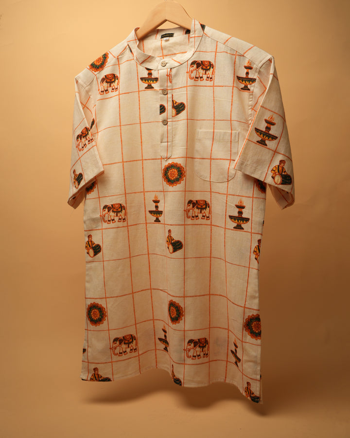 Devotsav- Printed Kurta Shirt 