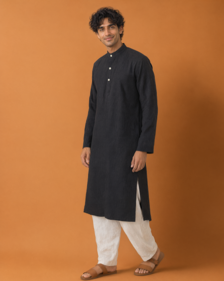 Kaivan* Cotton Linen Kurta SET 