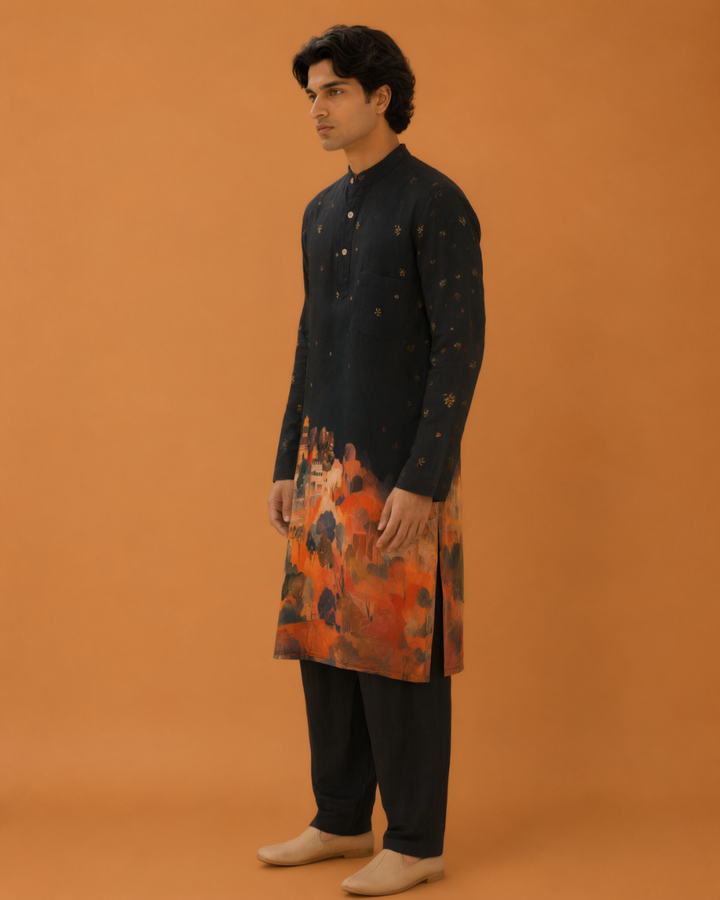Shahkaar* Printed Kurta Set 