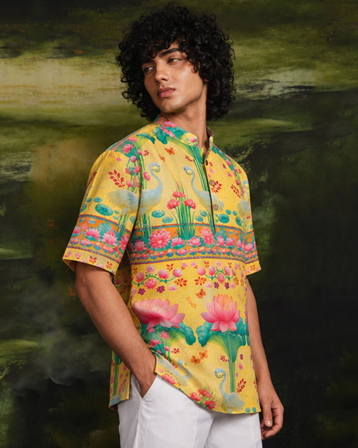 Kamal Pankh* Printed Kurta Shirt 