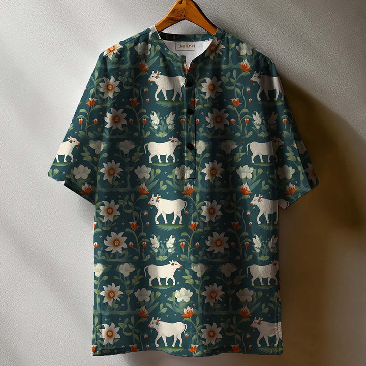 Printed Kurta Shirt#66