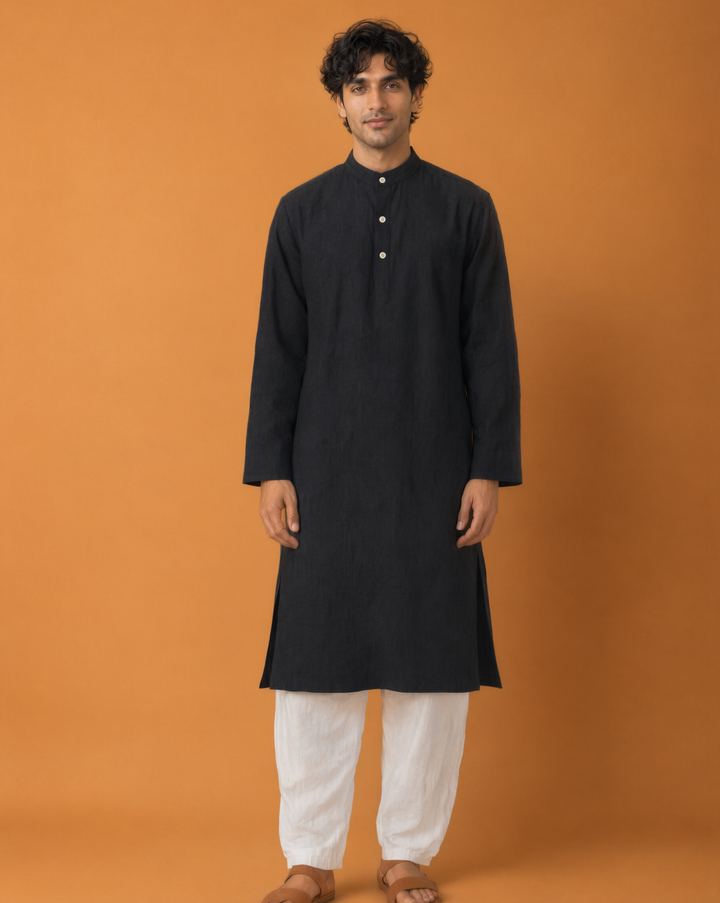 Kaivan* Cotton Linen Kurta SET 