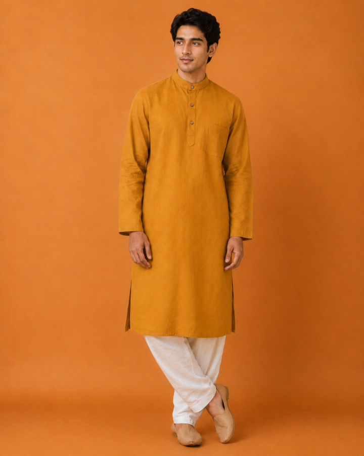 Mustard Gold* Kurta Set 