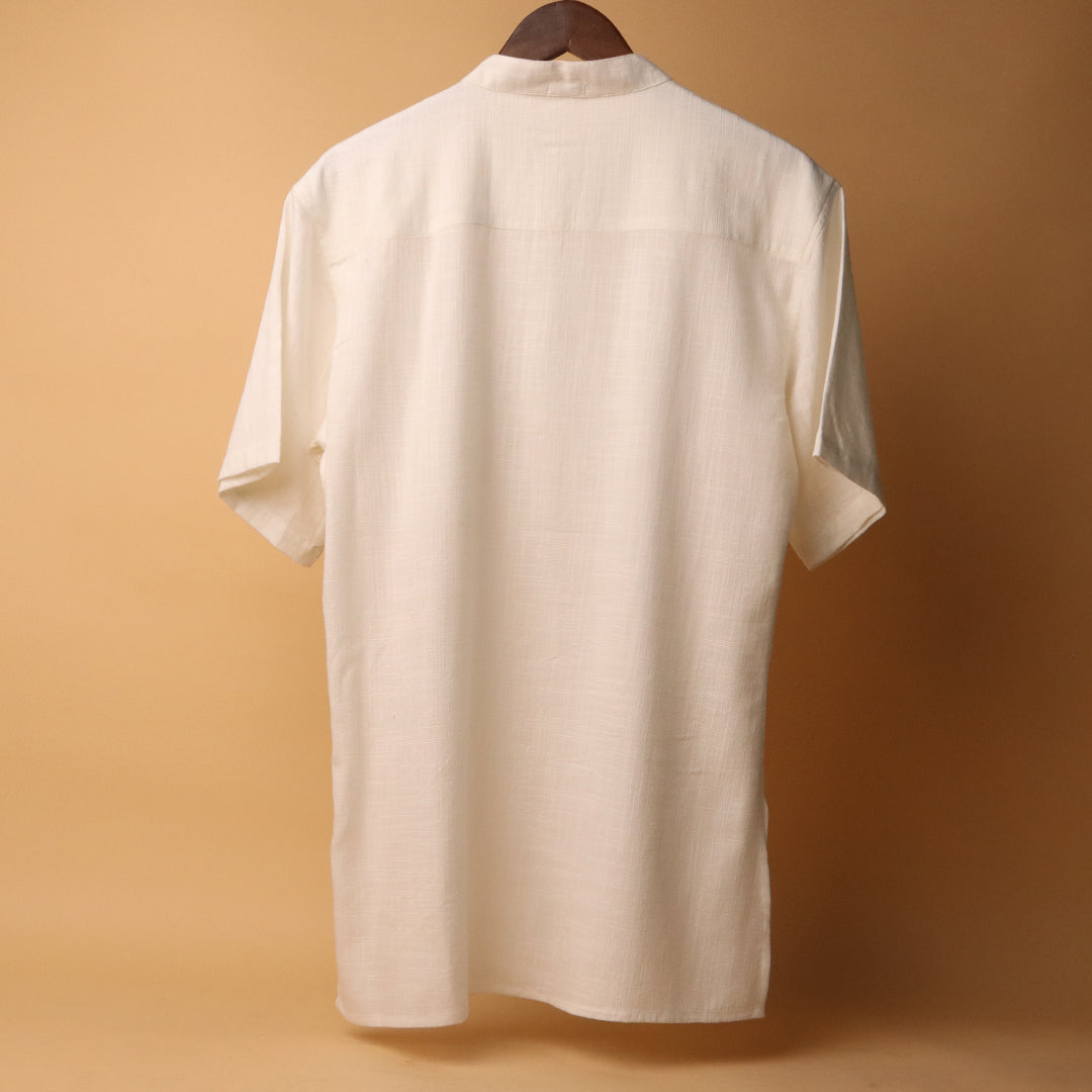 Dhaval* Cotton Linen Kurta Shirt 