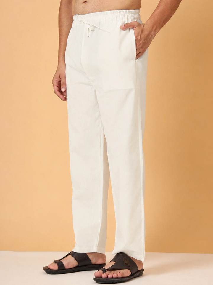 Ivory Dune* Cotton Linen Pajama