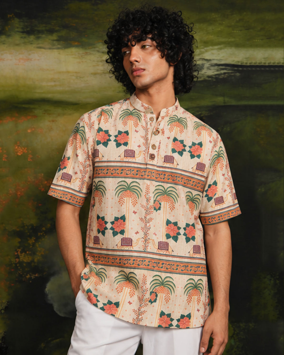 Raunak* Printed Kurta Shirt 