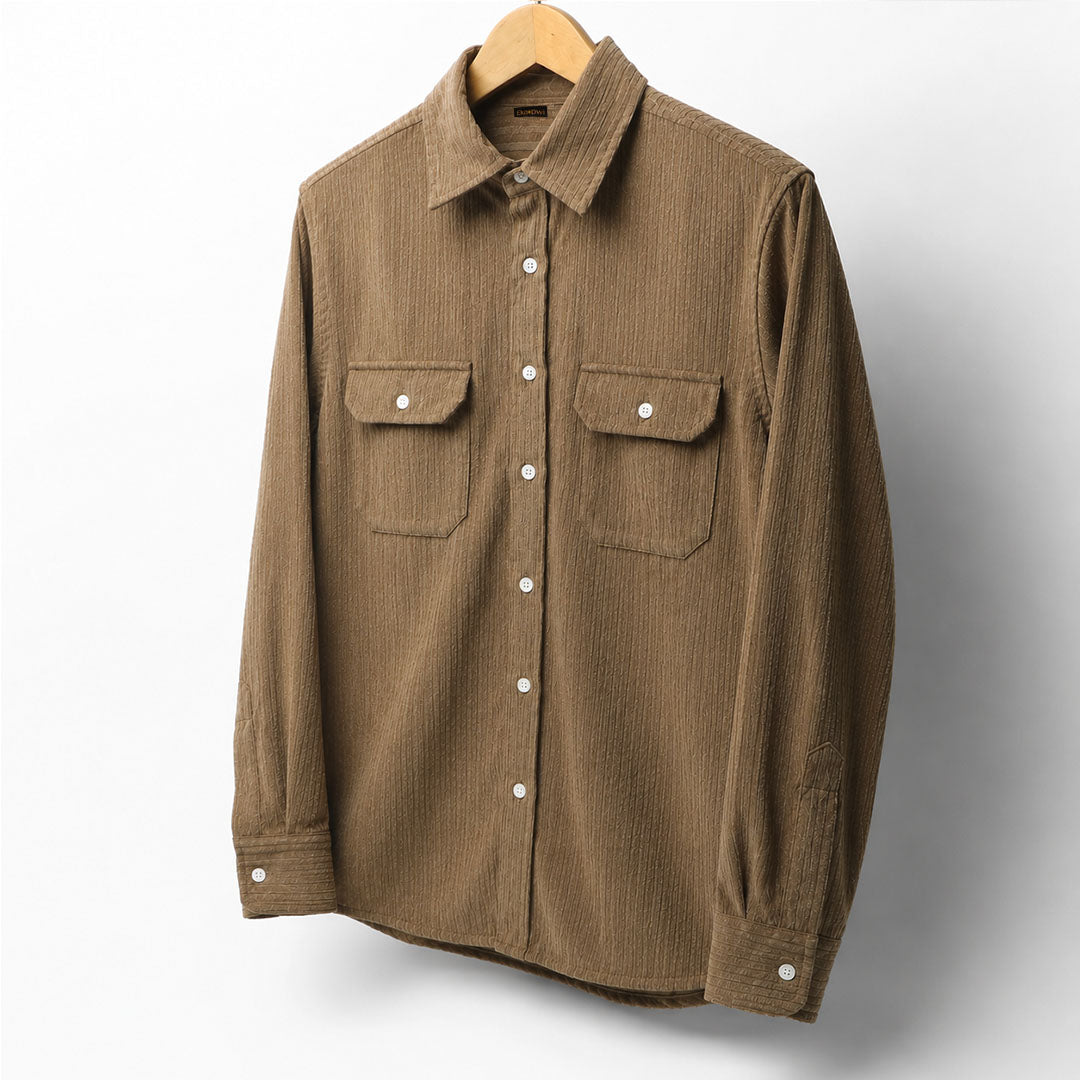 Pecan * Corduroy Shirt 