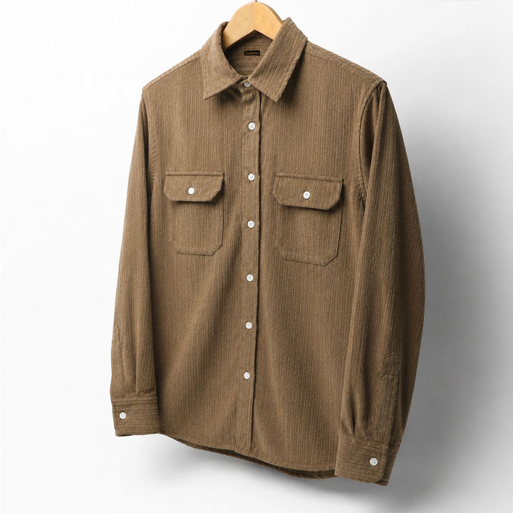 Pecan * Corduroy Shirt 