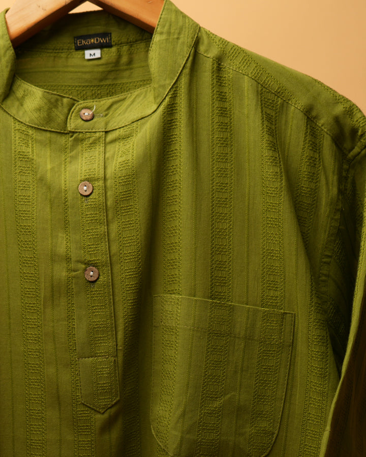 Jacquard Kurta Shirt 