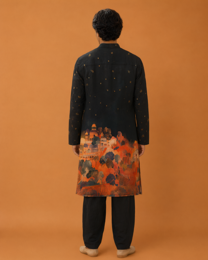 Shahkaar* Printed Kurta Set 