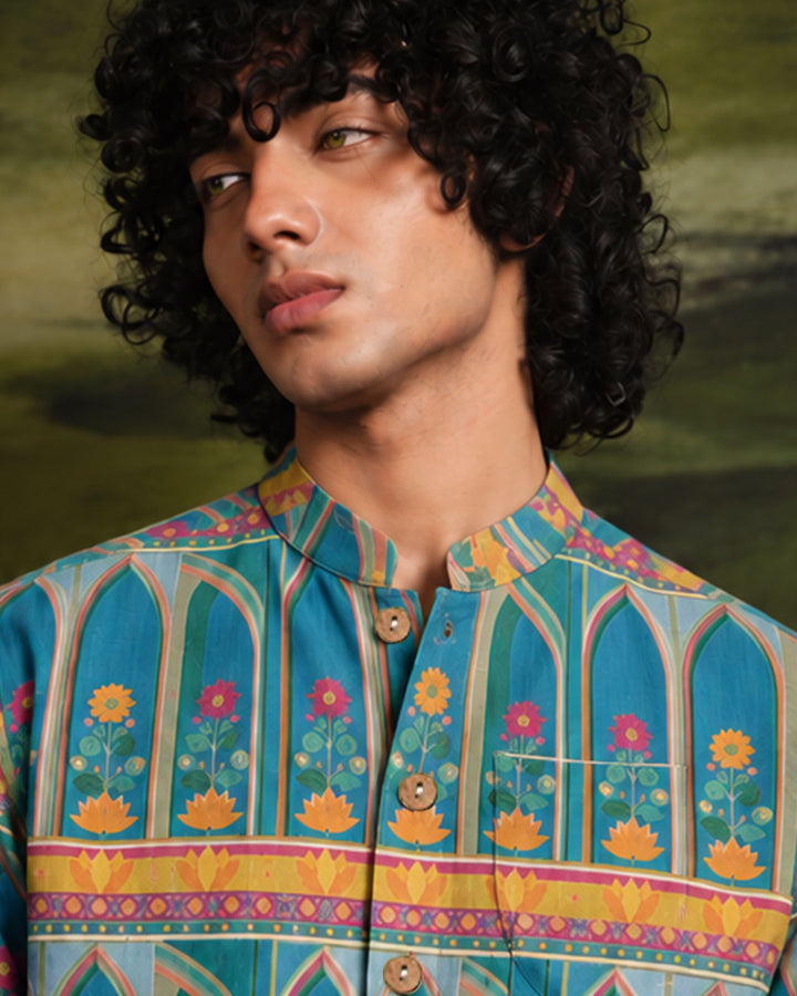 Neel Gulzar* Printed Kurta Shirt 
