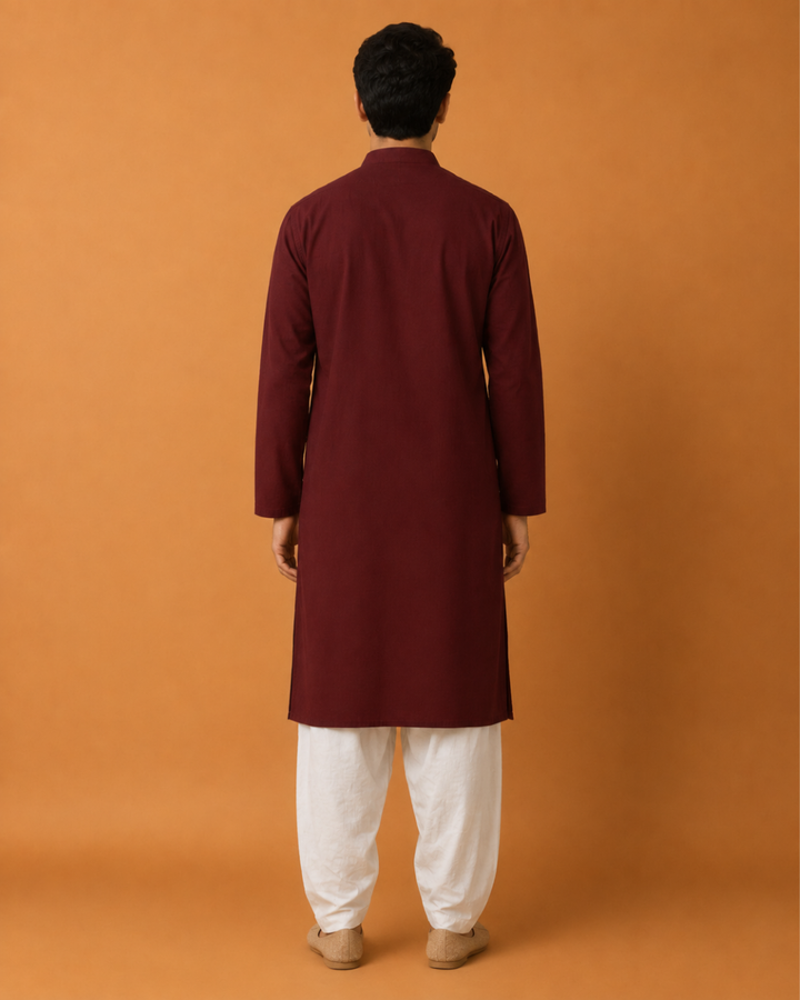 Ruhani* Cotton Linen Kurta Set 