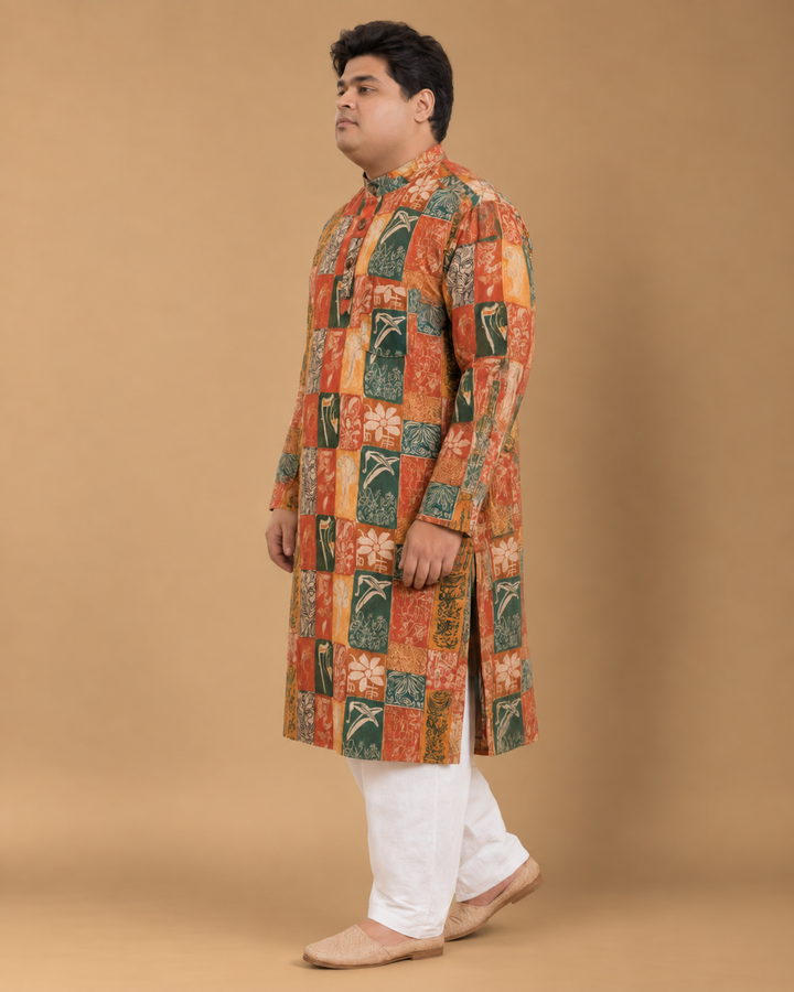 Rang-e-Virasat* Printed Kurta Set 