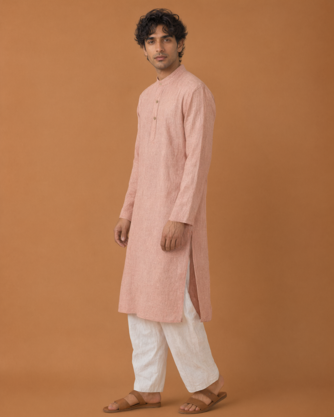 Aaroh* Cotton Linen Kurta SET 