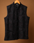 Black Jacquard* WAIST-COAT #17
