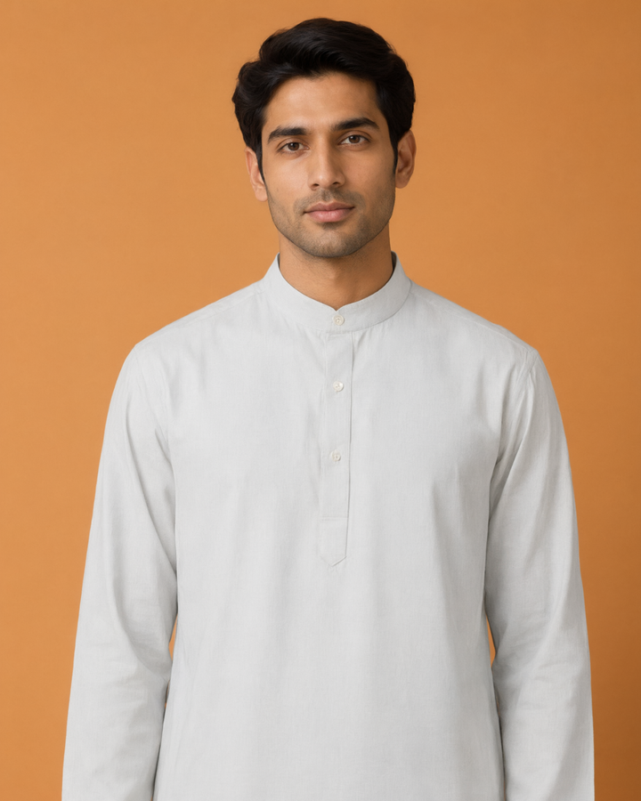 Safa* Cotton Linen Kurta Set 