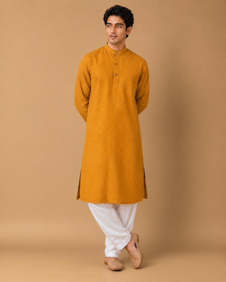 Mustard Gold* Kurta Set 